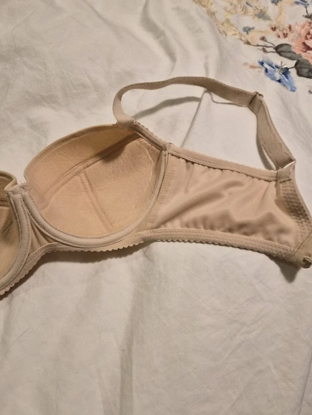 Comexim Beige Padded Plunge Bra [26FF]